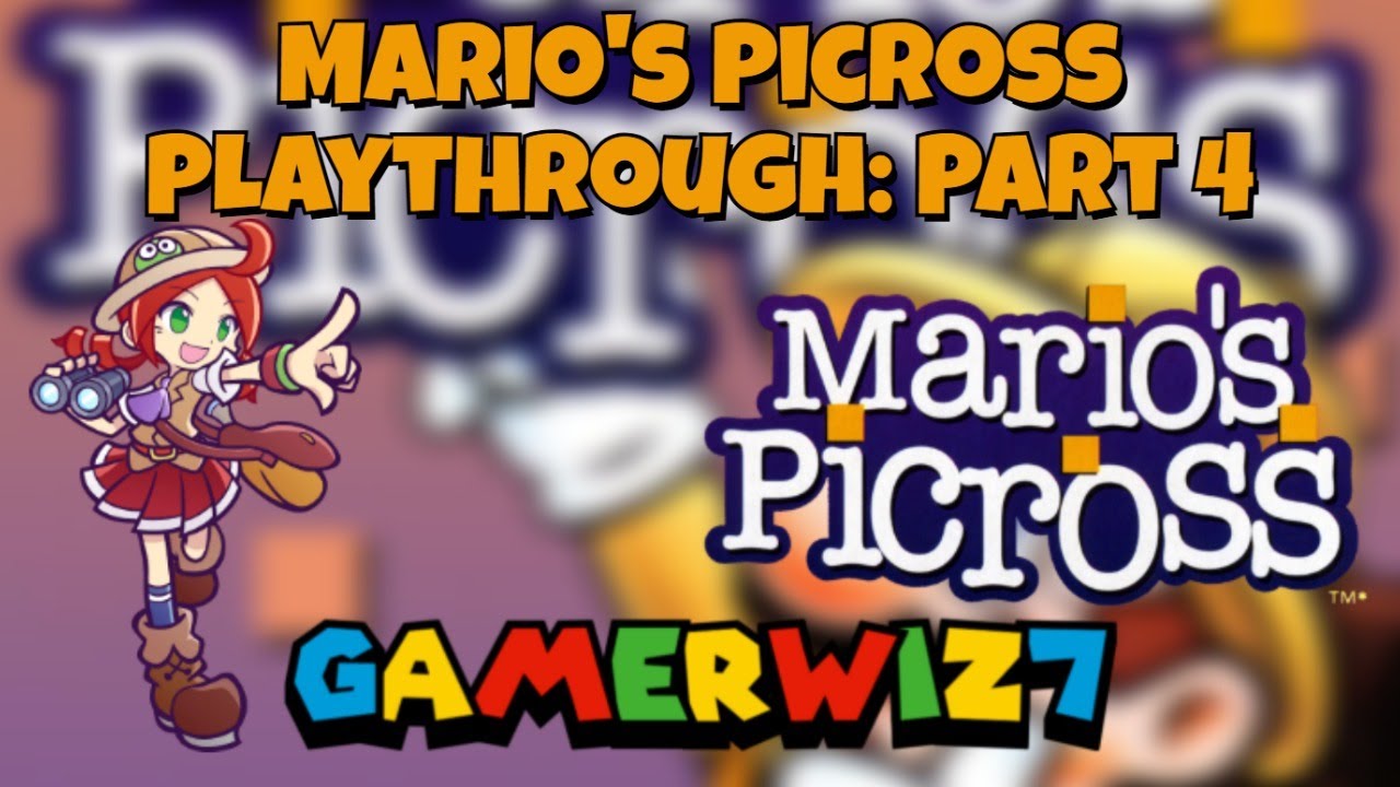 Mario's Picross Playthrough: Part 4 (Star Course: Part 1)