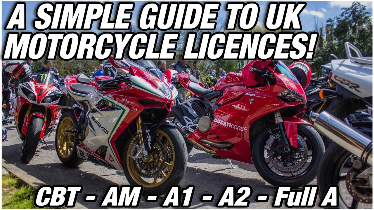 UK Motorcycle Licences 2024 - What can you ride at your age!