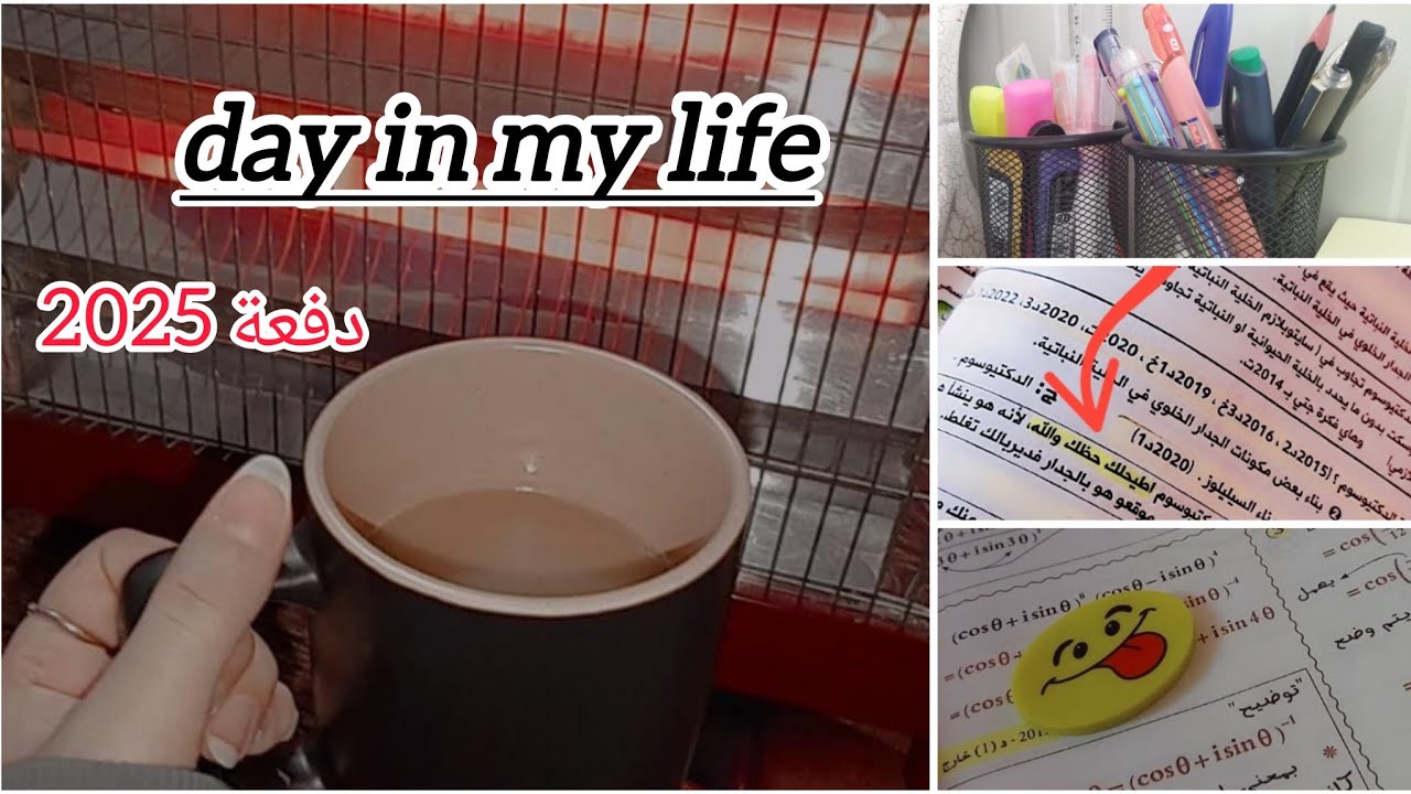 يوم من حياة طالبة سادس ملتزمة 🤞❤ | دفعة 2025 | ايام المراجعة روتين دراستي 📚