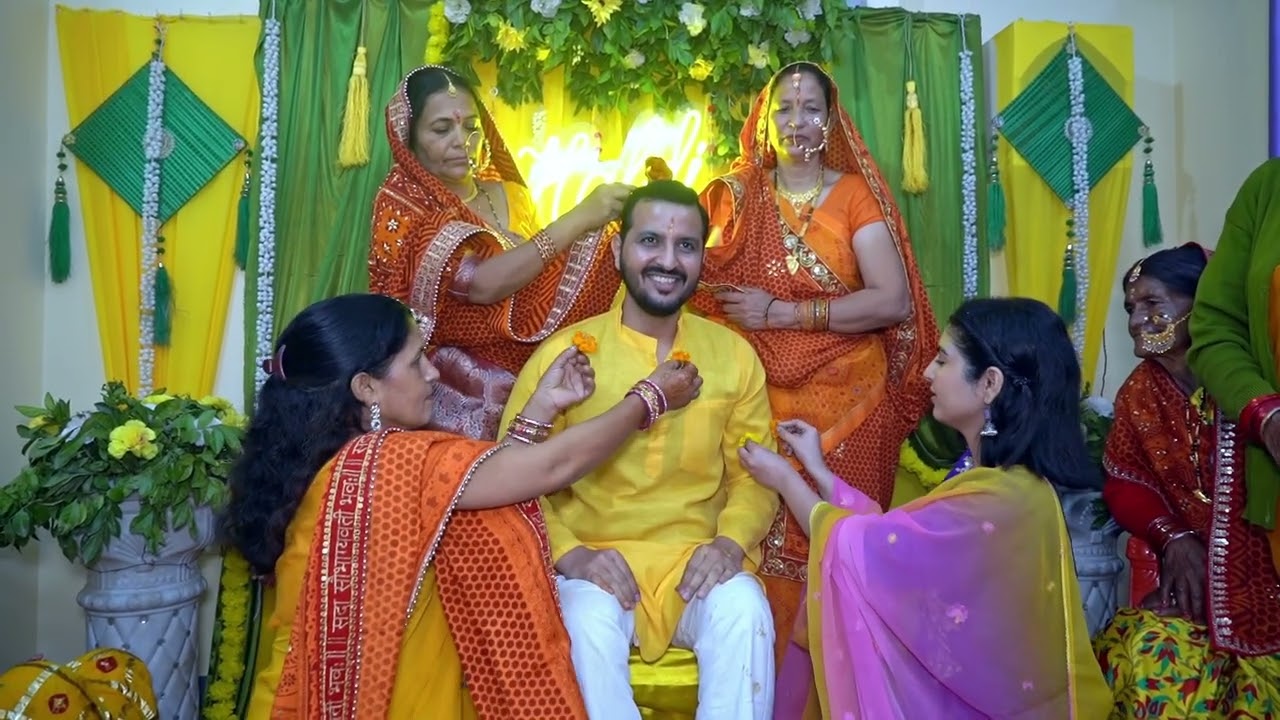 Kumauni Wedding Haldi & Mehendi Ceremony 💛 | Jitendra Weds Diksha | Pahadi Wedding Vibes #youtube