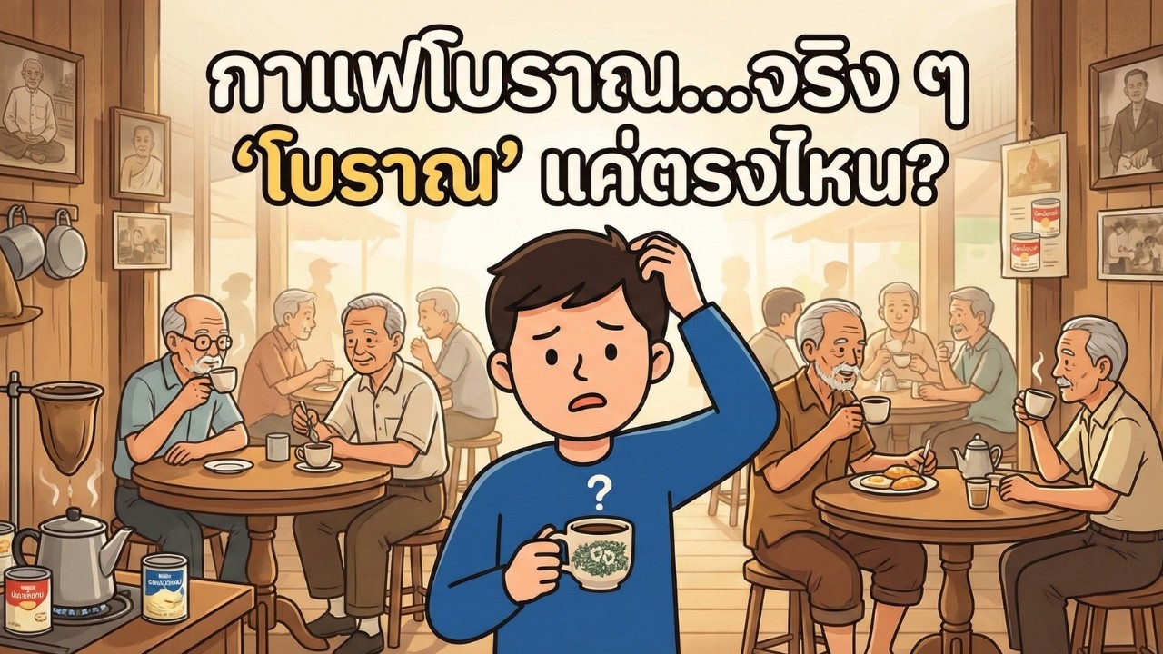 กาแฟโบราณ…จริง ๆ ‘โบราณ’ แค่ตรงไหน?