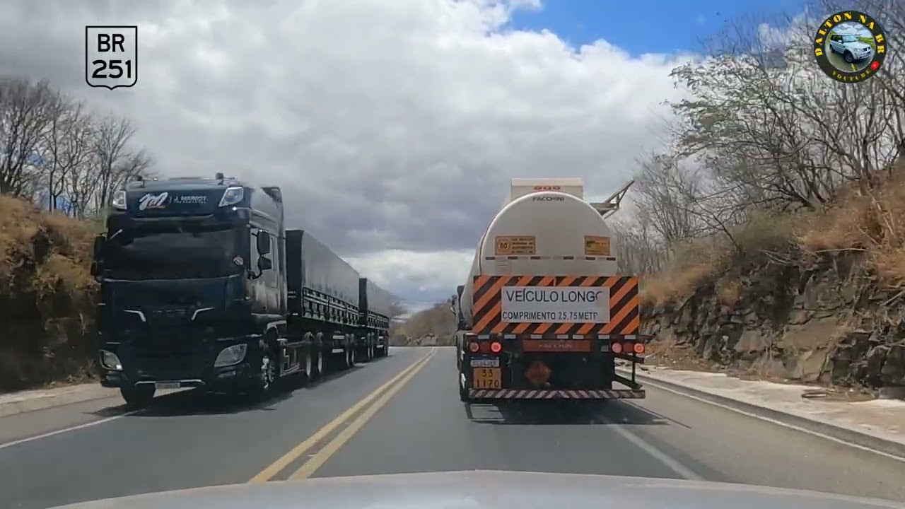 Viagens de carro para o nordeste acessando - BR 251 atenção aqui redobrada BR 116