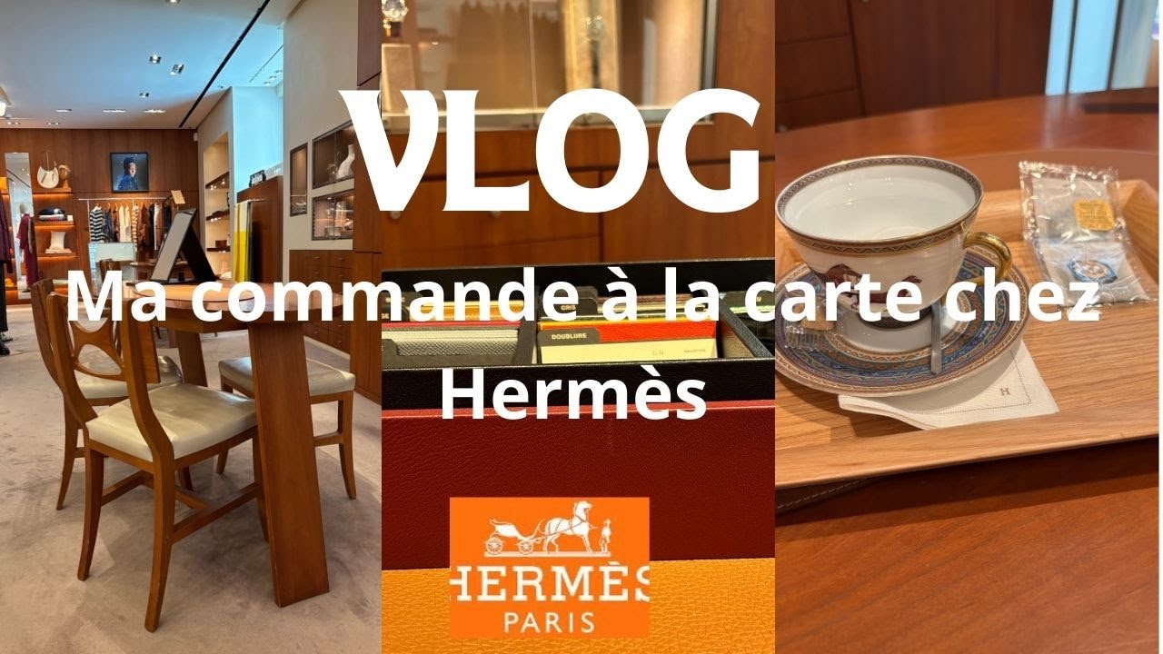 VLOG MA COMMANDE &Agrave; LA CARTE SP&Eacute;CIAL ORDER DE CHEZ HERM&Egrave;S 🥰