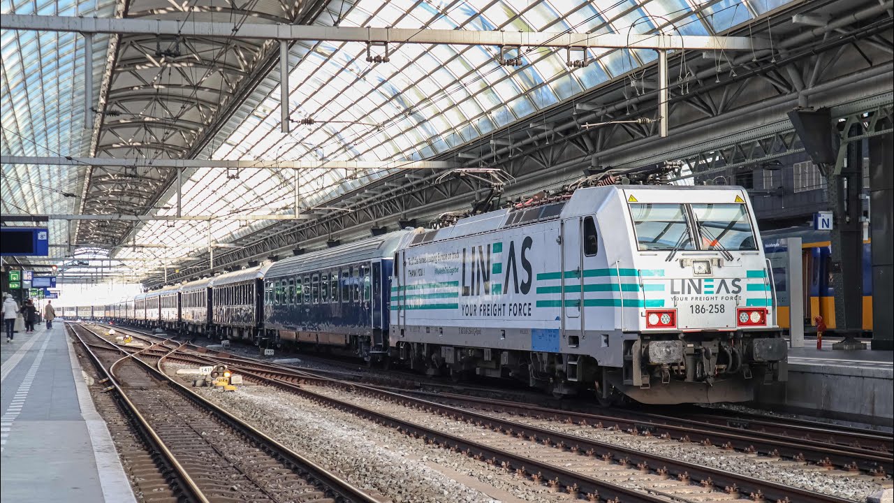 4K // Venice Simplon Oriënt-Express vertrekt uit Amsterdam!