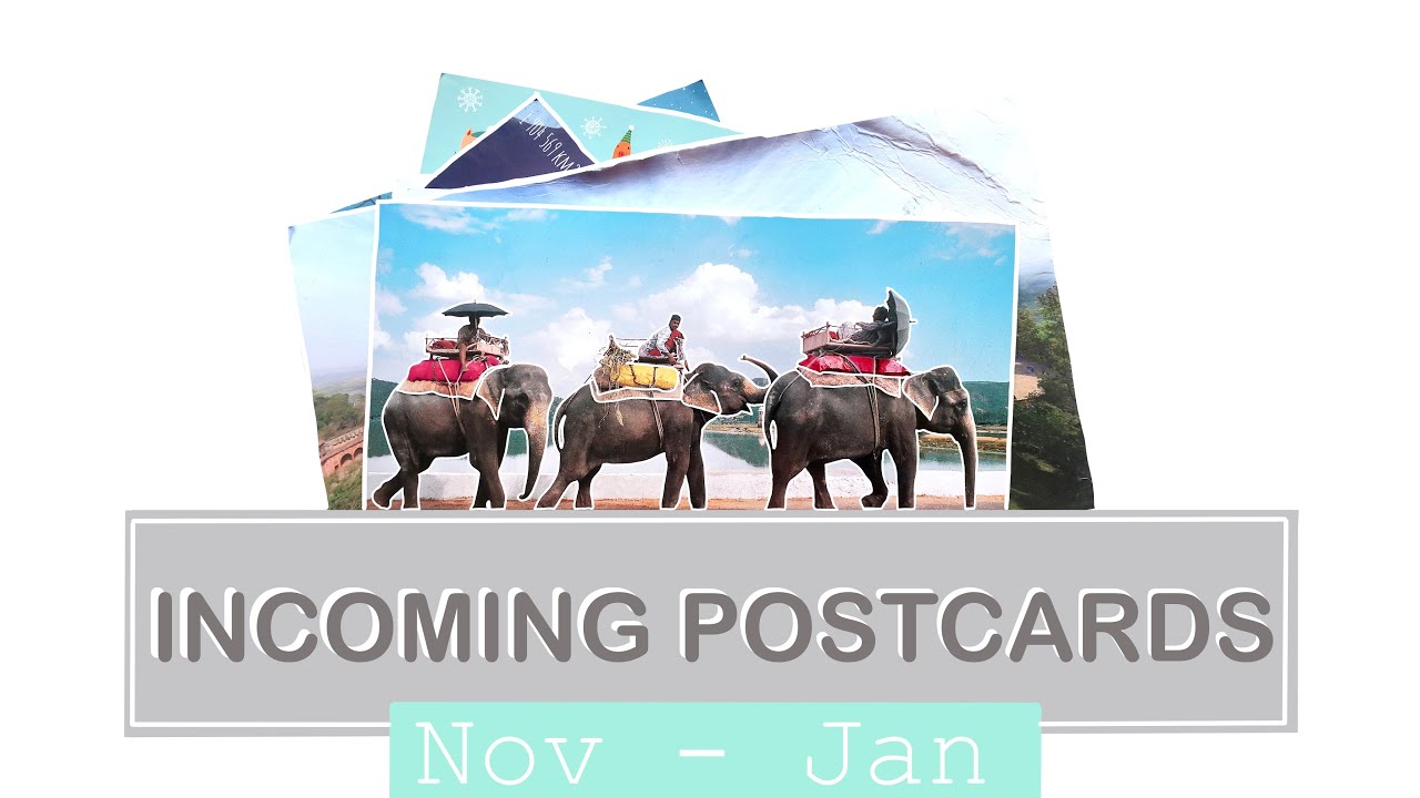 Incoming Postcards | Nov - Jan | Direct Swaps | WithLoveTjascha