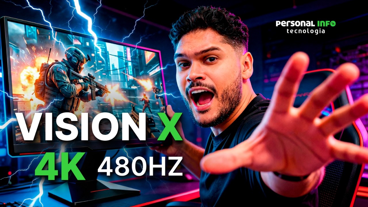 4K pra imersão, 480Hz pra competir… EXISTE MONITOR PERFEITO? Superframe Vison X