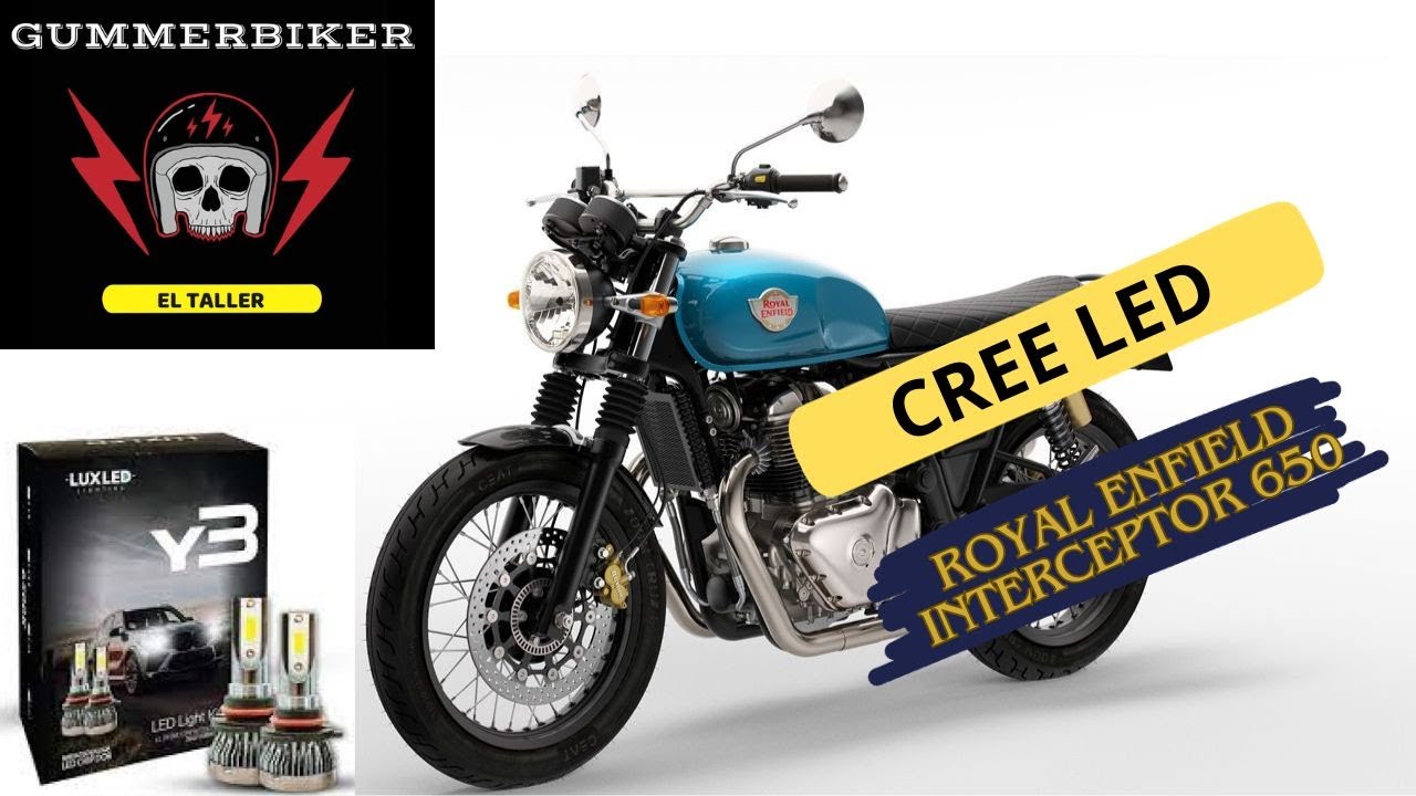 INSTALACION CREE LED EN ROYAL ENFIELD 650