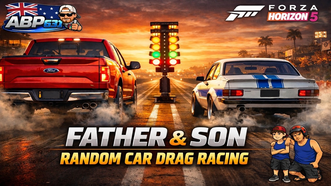 Forza Horizon 5 | Random Car Drag Racing | Father & Son
