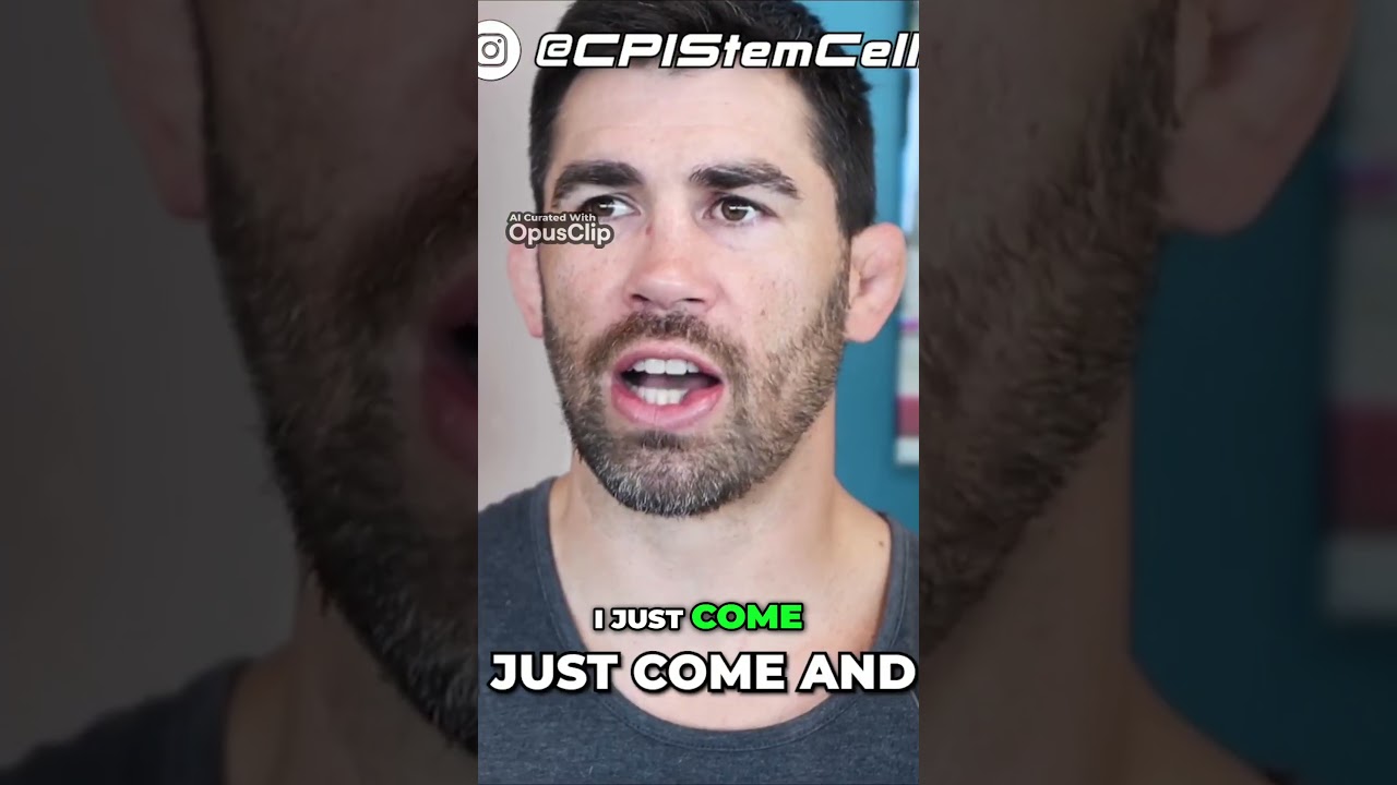 CPI Stem Cells Incredible Results and Regeneration! @CellularPerformanceInstitute  #stemcells