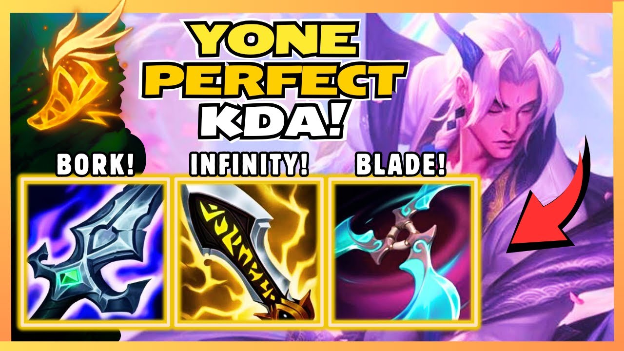 PERFECT YONE KDA BUILD AND GAMEPLAY!!! FLEET FOOTWORK HEALING!!!