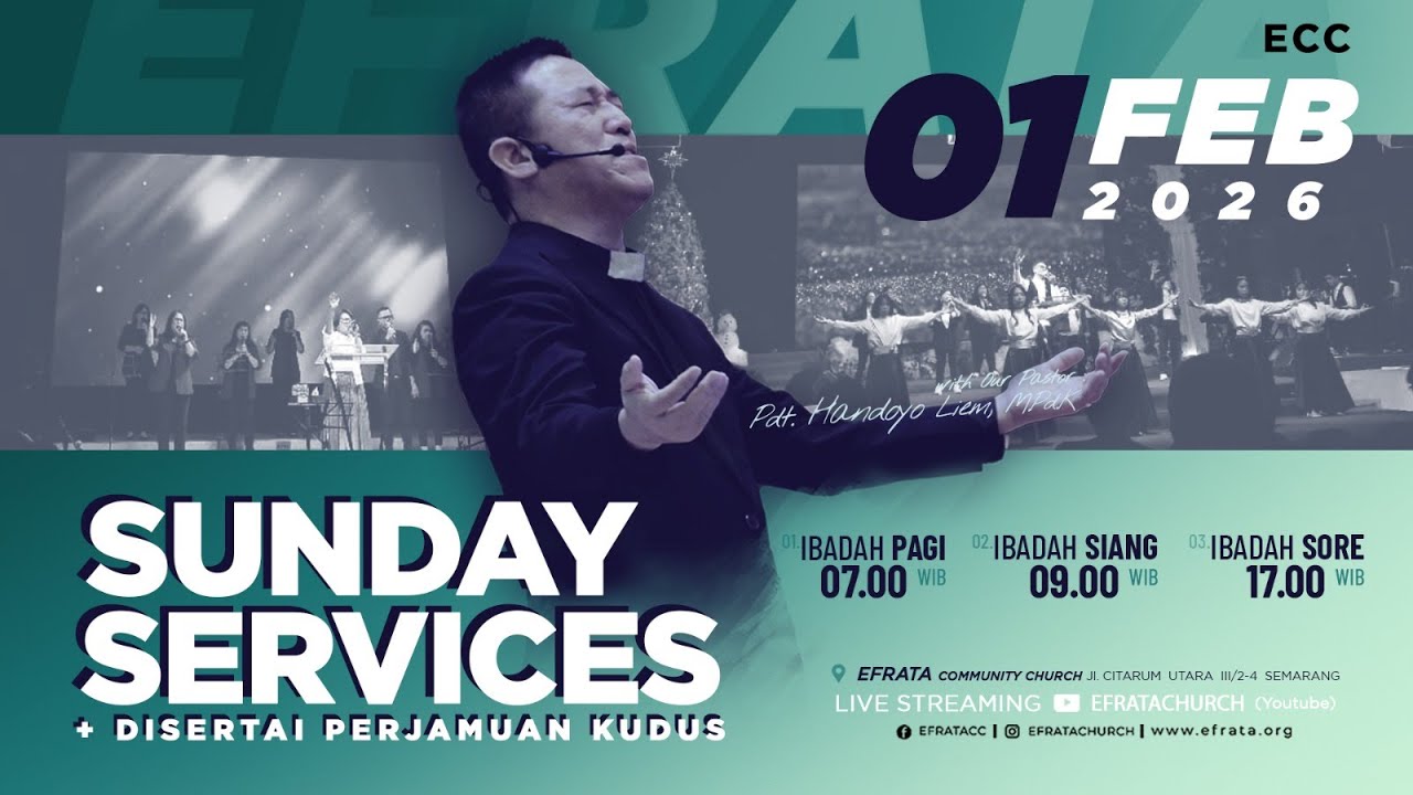 Sunday Service 1 | Minggu, 01 Feb 2026 | Pdt.Handoyo Liem
