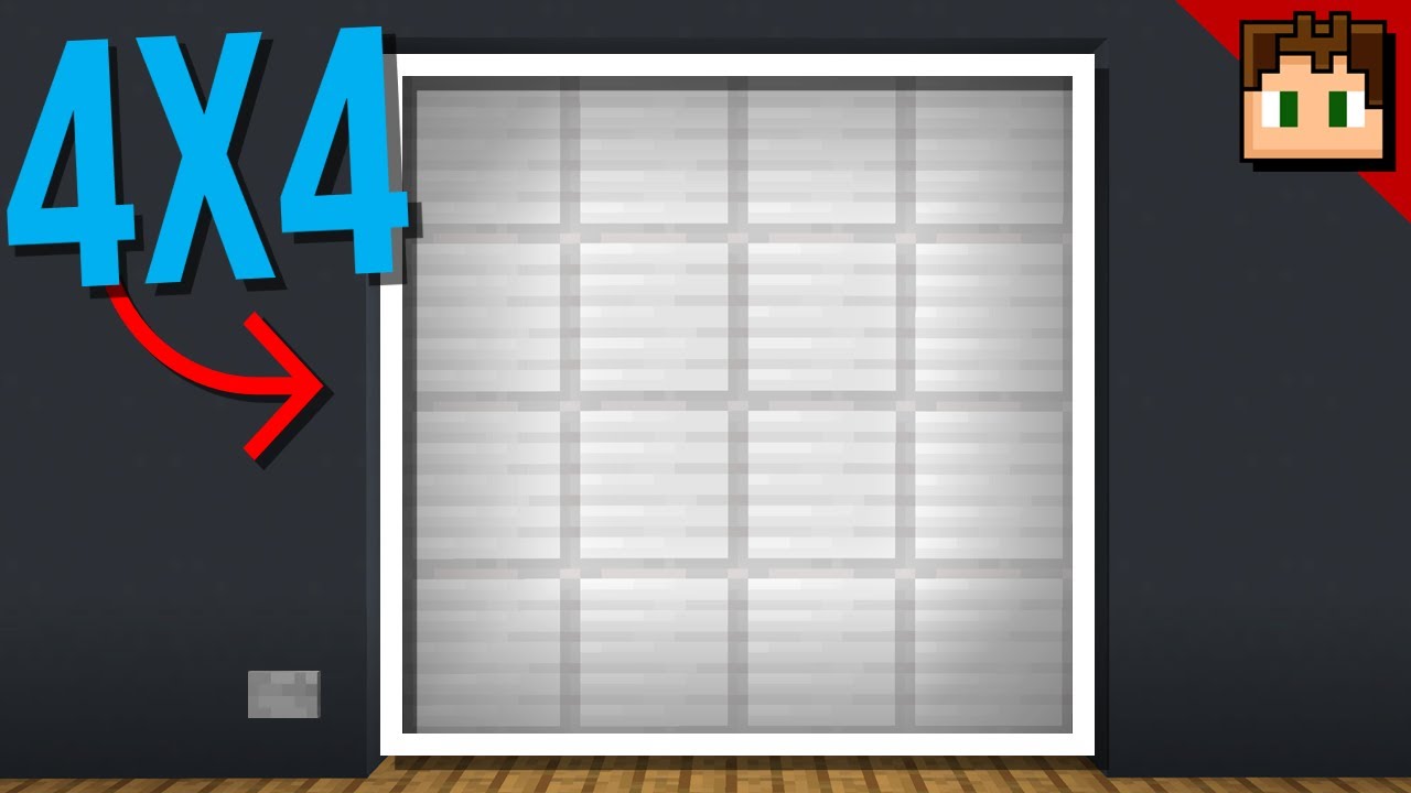 Minecraft Bedrock: How To Build The BEST 4X4 PISTON DOOR! 1.21 Tutorial