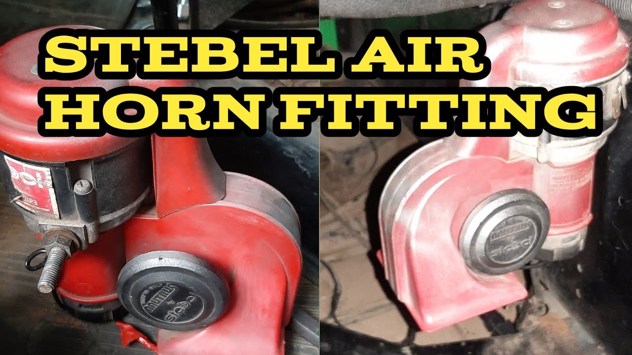 stebel air horn fitting bajaj compact auto