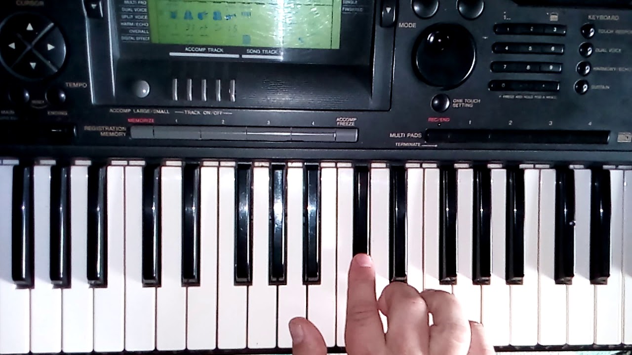 Синтезатор YAMAHA PSR-520. Гляжу в озёра синие.
