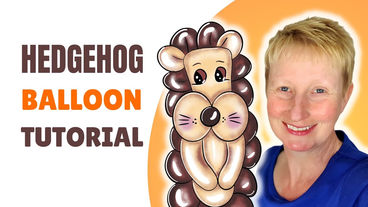 HEDGEHOG Balloon Animal Tutorial 🐾 How to Make a Balloon Hedgehog