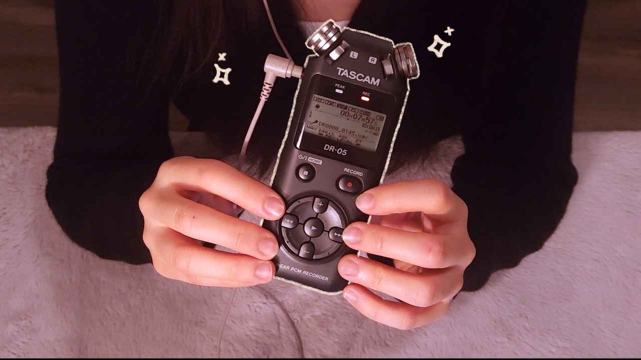 ✦ ASMR Whisper Until You Sleep ✦  Unintentional Mouth Sounds ✦ 타스캠 x Tascam DR-05