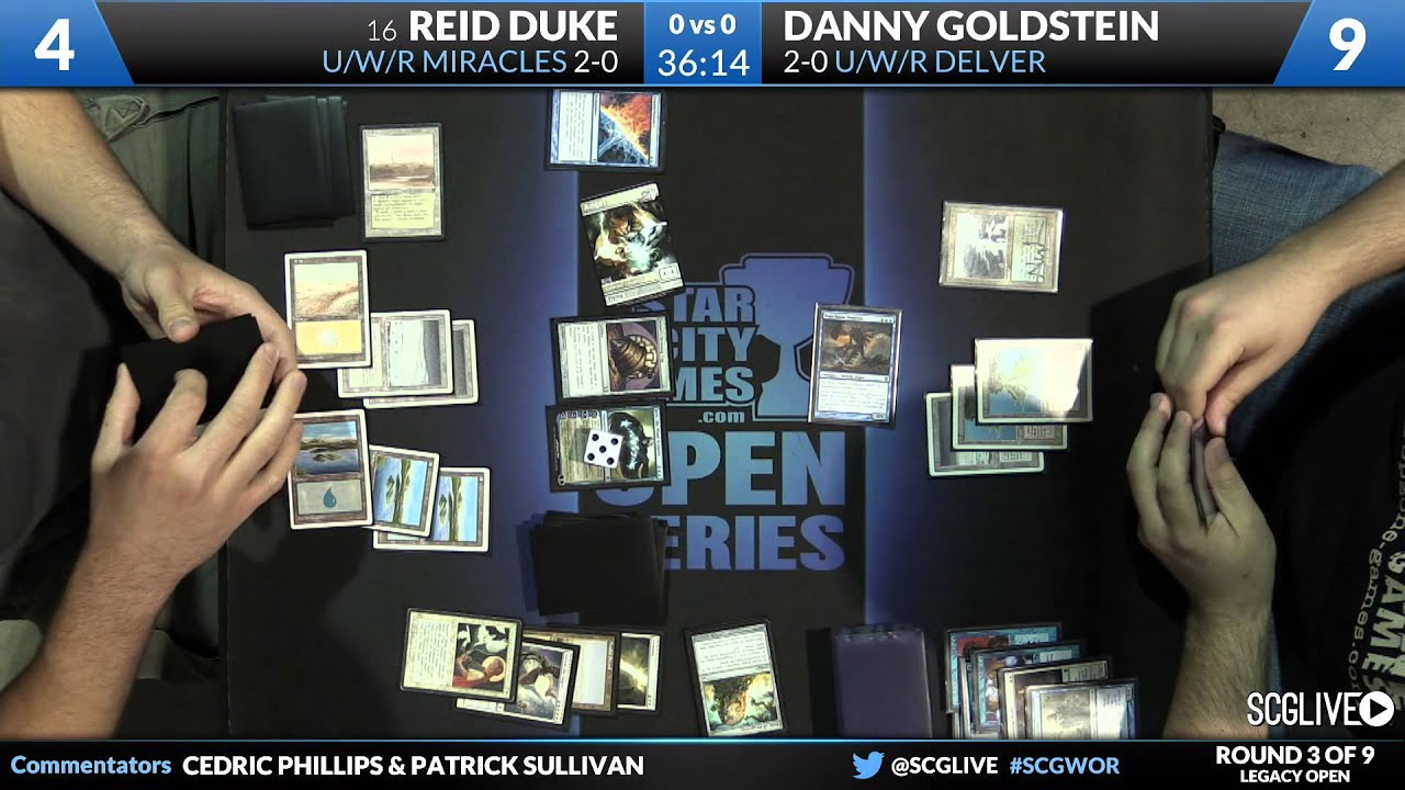 SCGWOR - Legacy - Round 3 - Reid Duke vs Danny Goldstein [Magic: the Gathering]