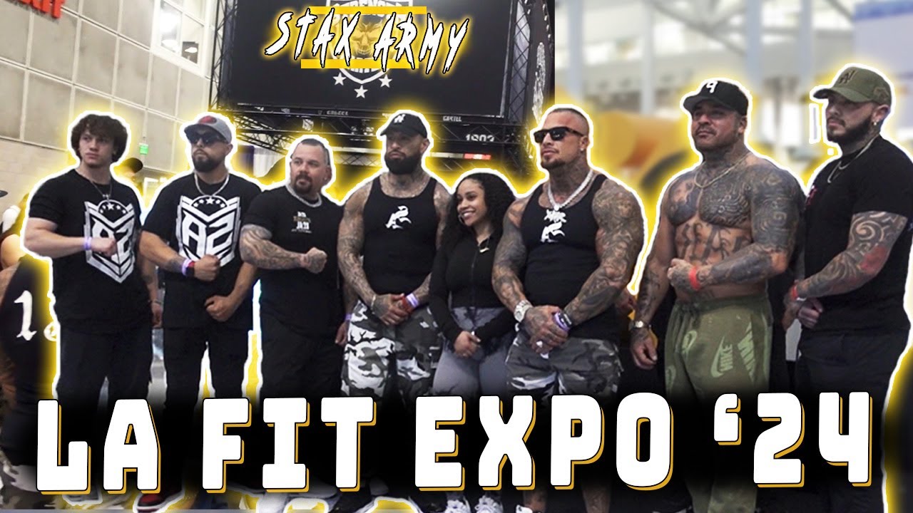 STAX выглядит испуганным перед выставкой LA FIT EXPO '24?!?
