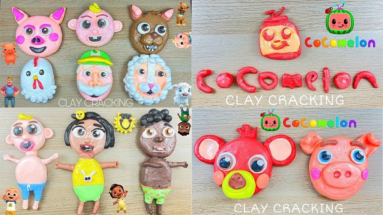 CoComelon Clay Cracking Collection 코코멜론 클레이 크래킹 컬렉션