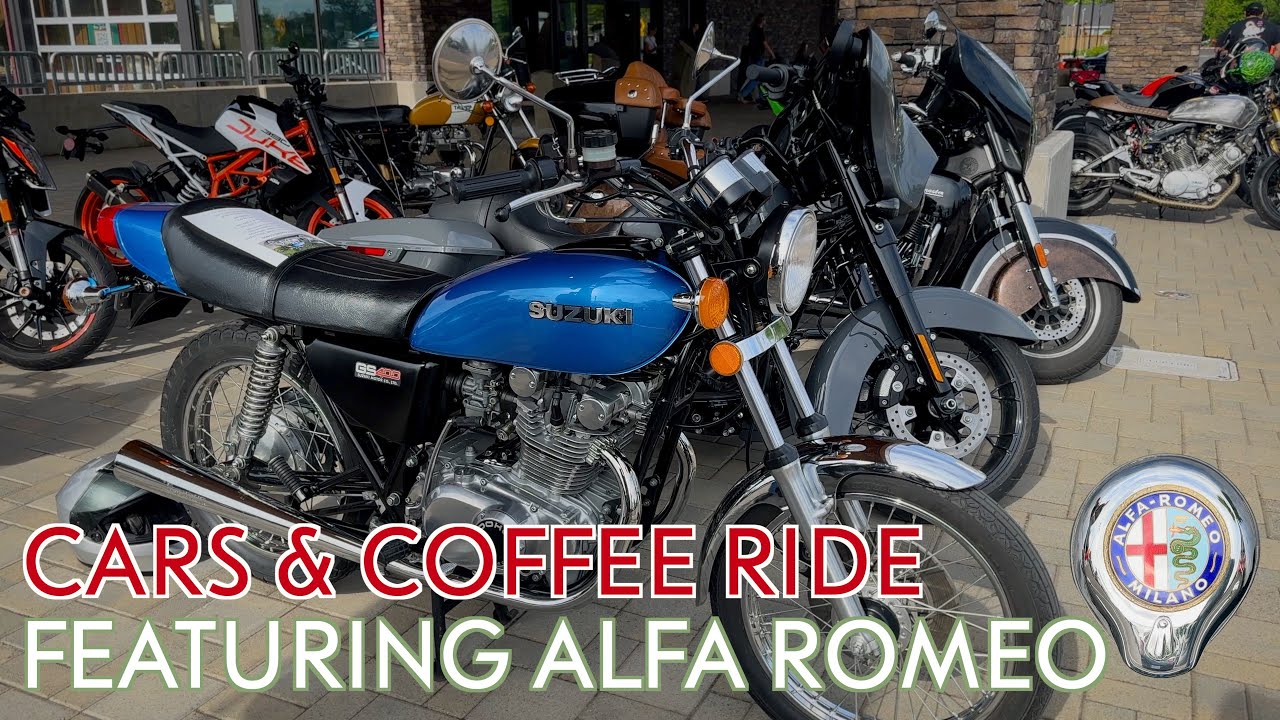 1972 Triumph Bonneville T120RV OIF 650 - Part 12 - Ride to Alfa Day at Cars & Coffee
