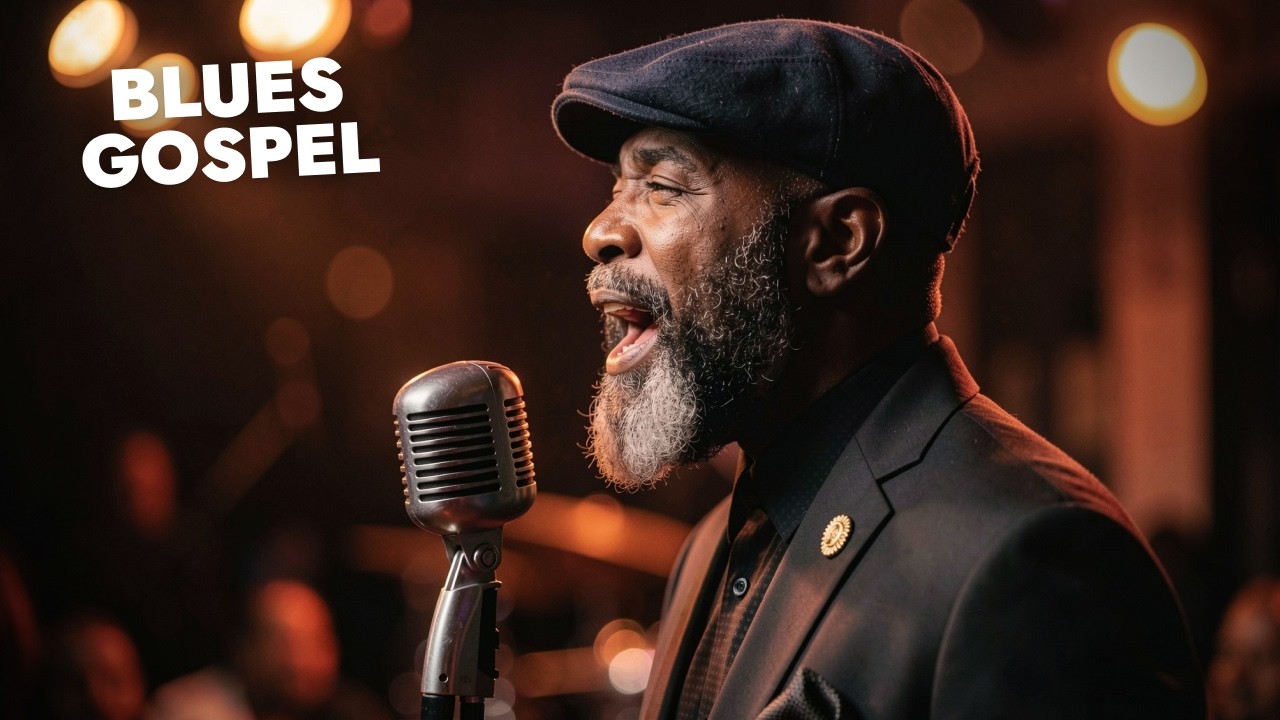 SALMOS 91 e 42 — QUANDO A ANSIEDADE APERTA, DEUS TE COBRE | Dormir em Paz (Blues Gospel)