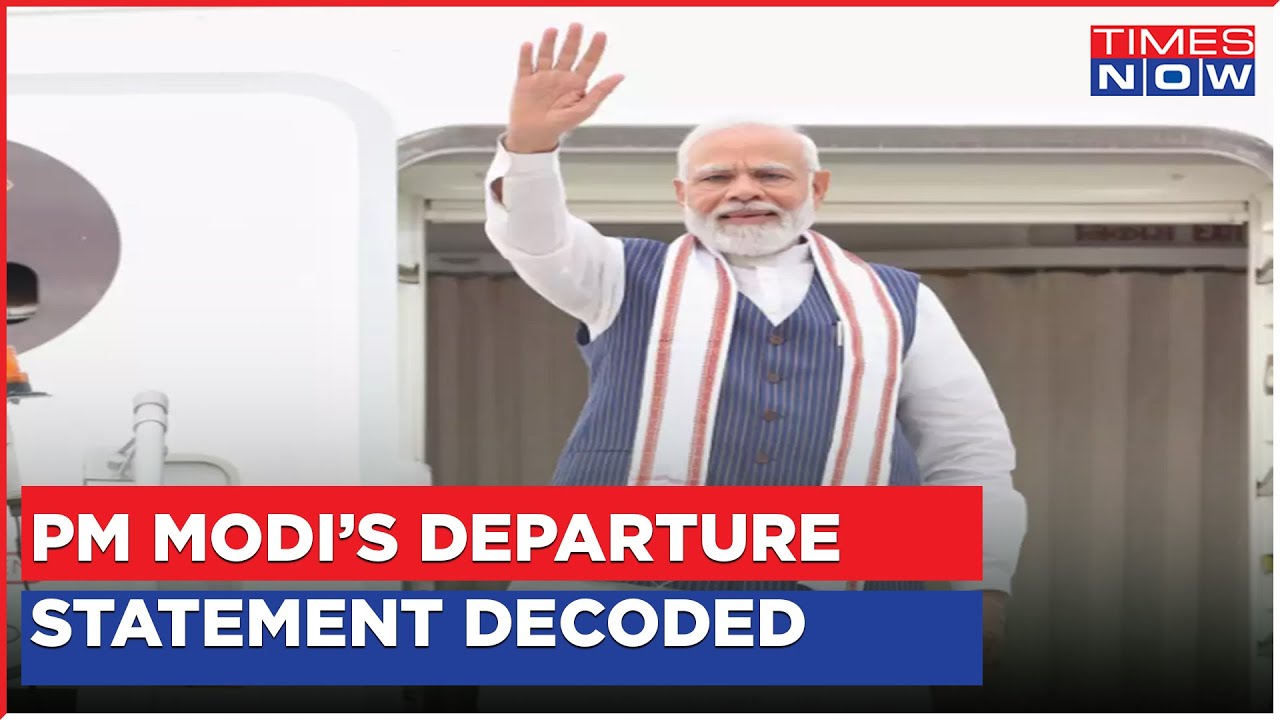 'Vigour & Vitality Between Both Nations'|PM Modi's Departure Statement Before Leaving For US Decoded