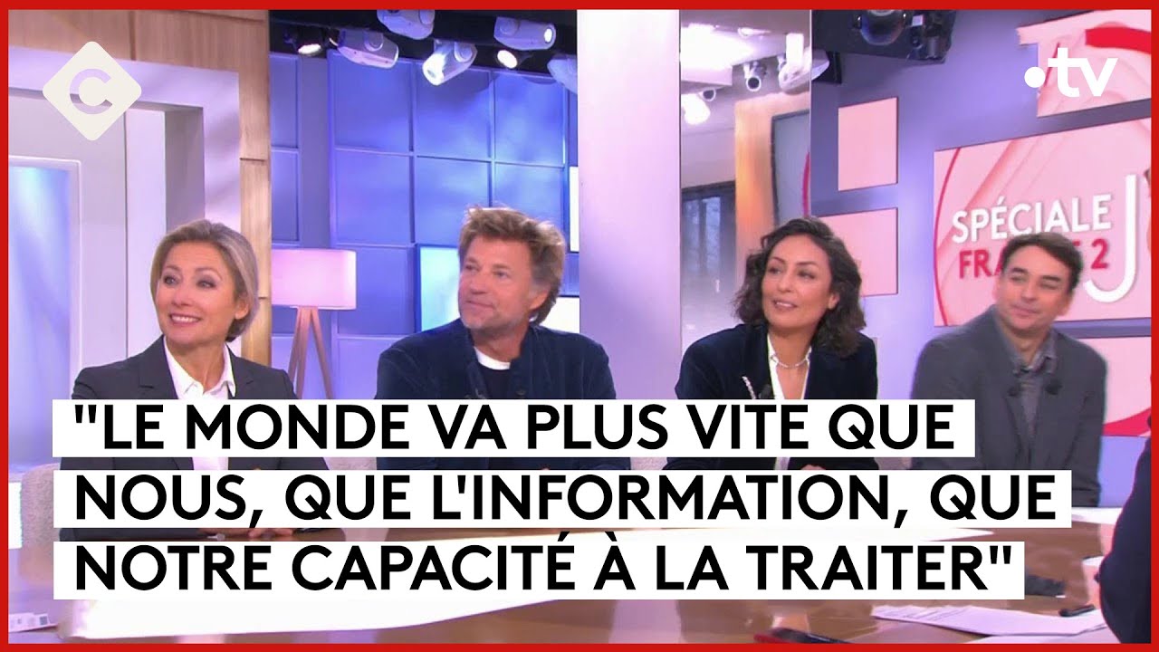 Les présentateurs du JT face à l'actualité - C à Vous - 12/01/2024
