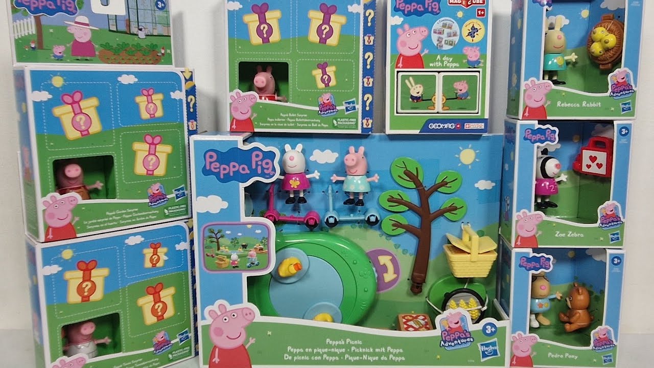 PEPPA PIG  ASMR Unboxing Surprise Toys Collection Review