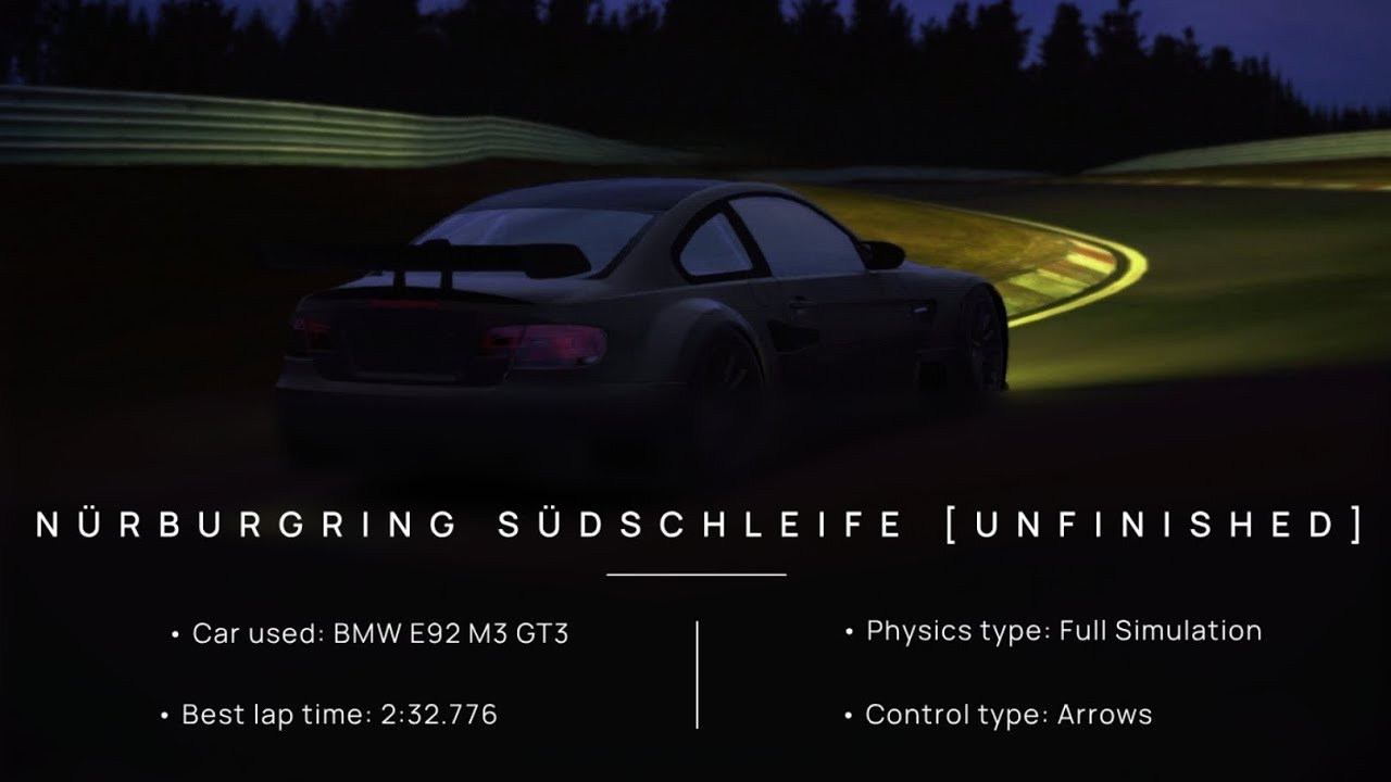 Project Racer Hotlap - Nürburgring Südschleife | MD 10 [Full Simulation]