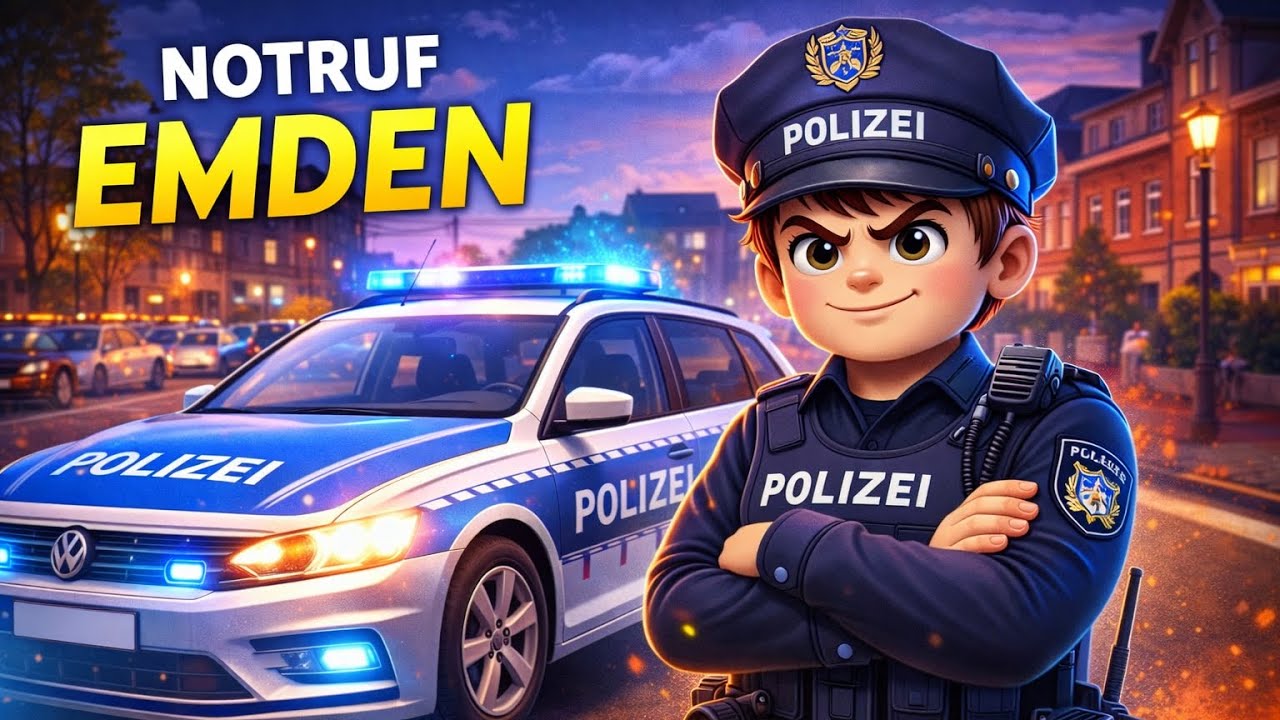 🚔 NOTRUF EMDEN POLIZEI ACTION – STREIFE IN DER STADT! 👮‍♂️🔥