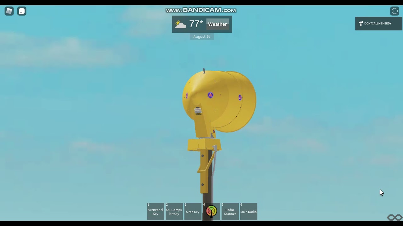 ROBLOX Nova Tornado Siren Series #6: Reverse Wired ACA P-50 At Cyclops County, Attack