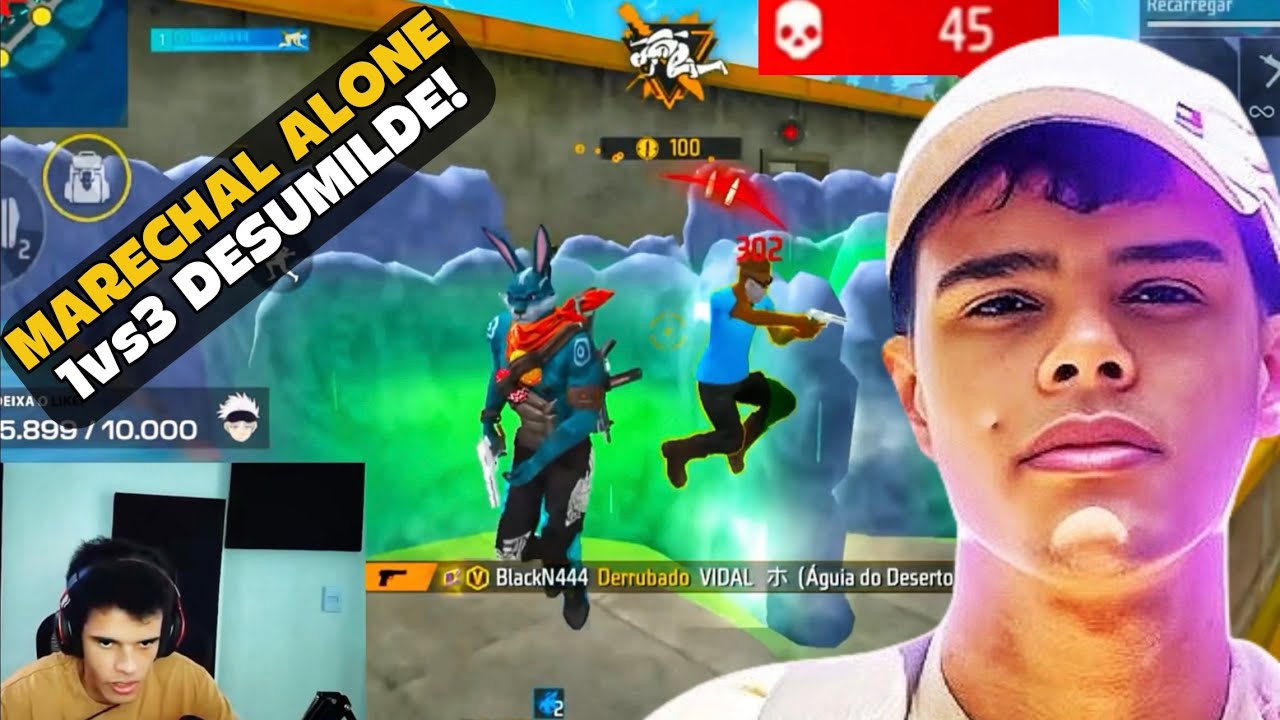 MARECHAL CAIU COM DESUMILDES E ENSINOU A LIÇÃO PRA ELES! FREE FIRE - MARECHAL HIGHLIGHTS