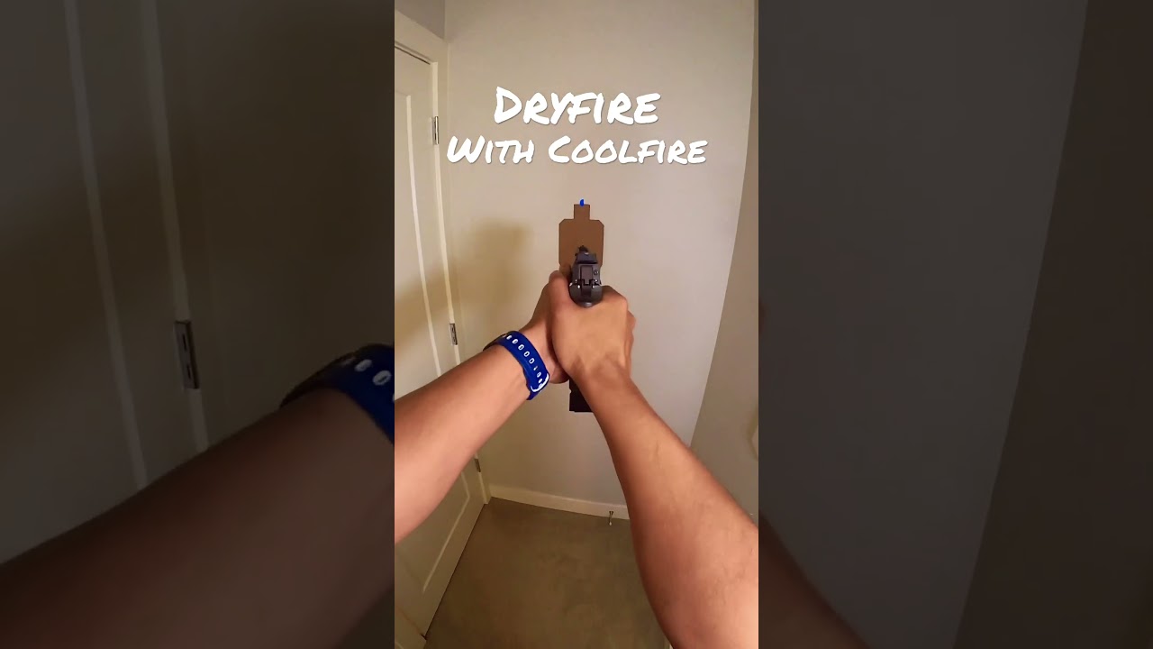 Dryfire with Real Recoil - Coolfire Trainer on P320 X5 Legion #coolfire #dryfire #p320 #recoil