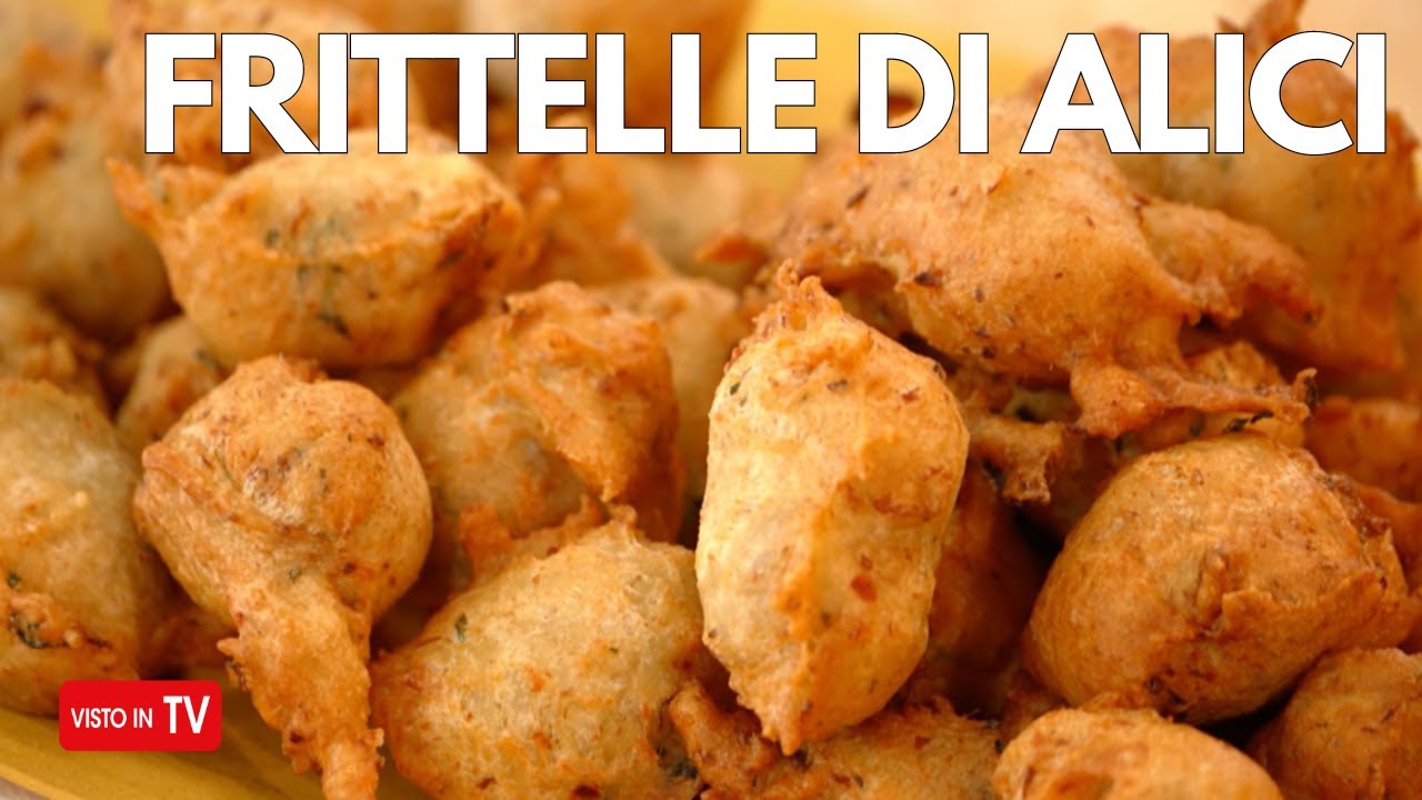 FRITTELLE DI ALICI di Benedetta Rossi - Ricetta TV Fatto in Casa per Voi