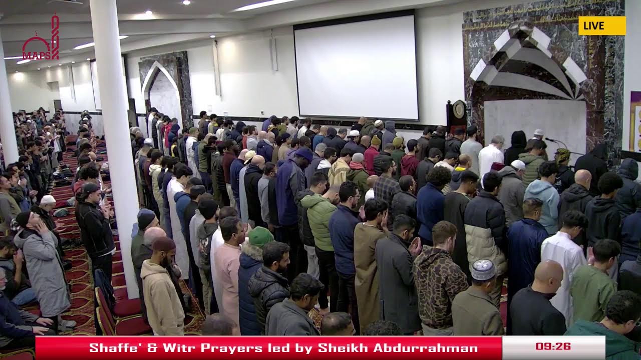 First Taraweeh of Ramadan 2026-1447  | Sh. Aslam Acha | Sh Abdurrahman Sultan | MAPS Redmond