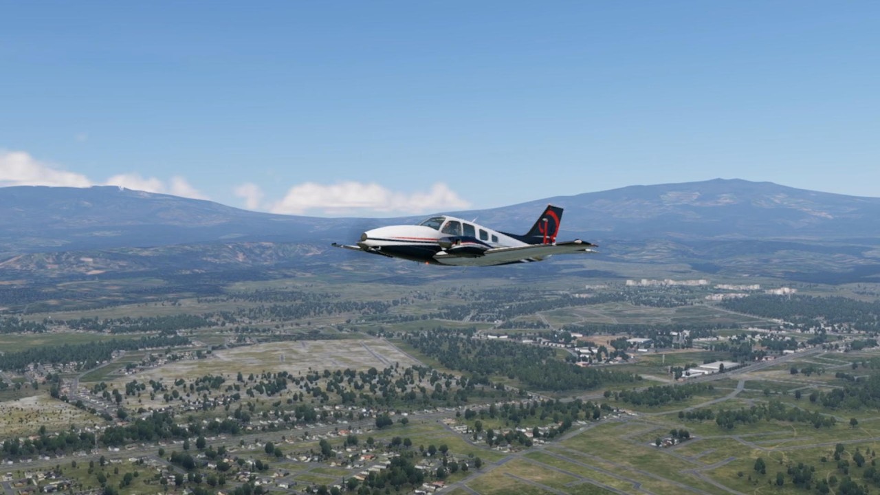San José - León, en un Baron 58