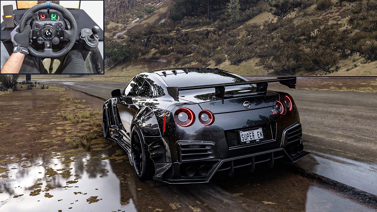Nissan GTR R35 NISMO - Forza Horizon 5 | Logitech G923 Steering Wheel