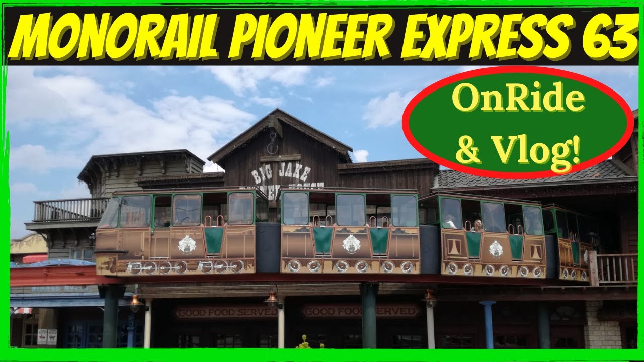 Attractiepark Slagharen 2024 - Monorail Pioneer Express 63 OnRide & Vlog