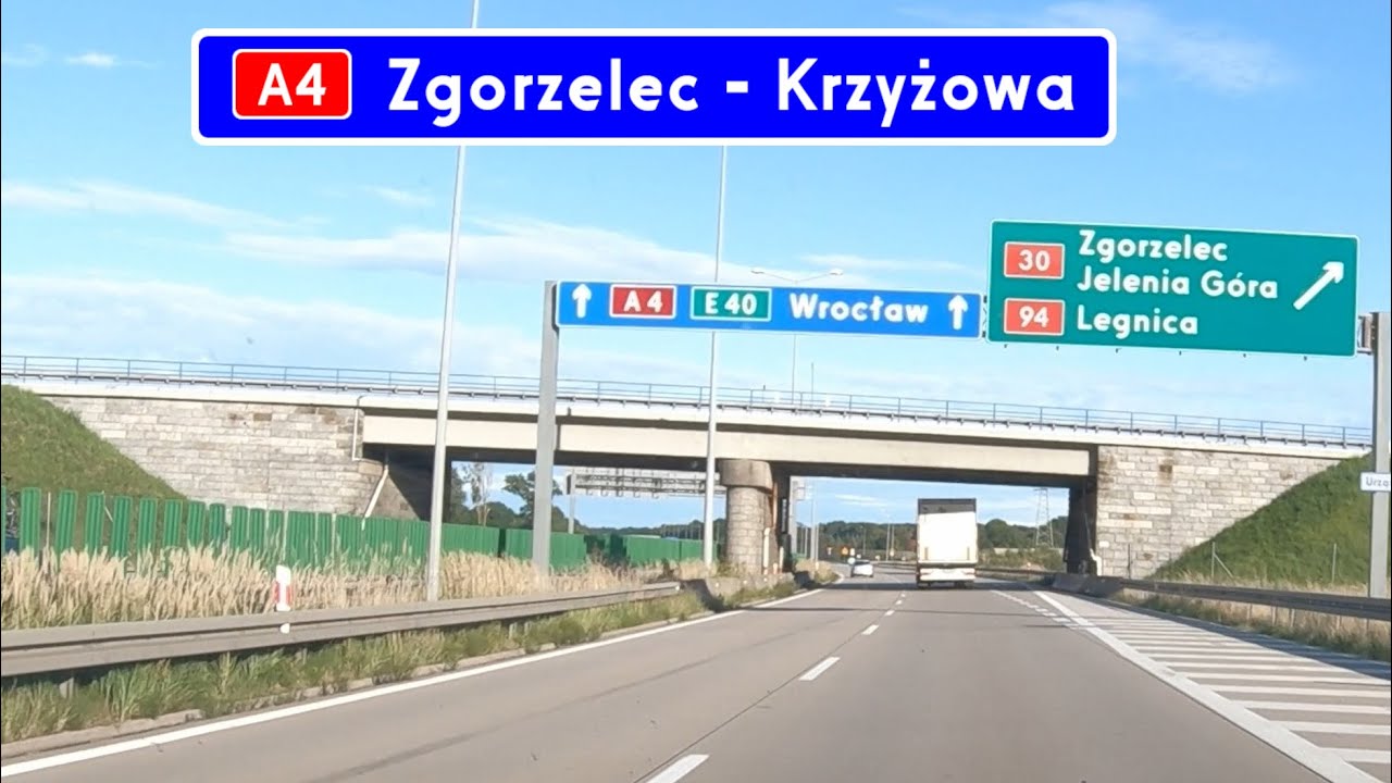 A4 granica D/PL (Görlitz/Zgorzelec) - Krzyżowa (A18) ●2025●
