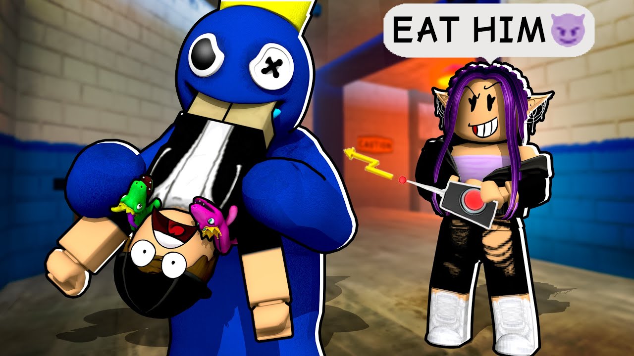 Друзья-радуги из Roblox, НО ими управляет моя жена
