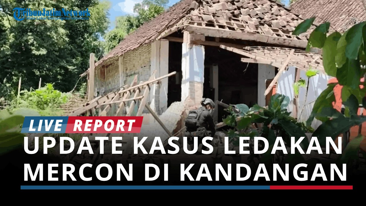 Update Ledakan Kandangan, Dua Remaja Asal Kediri Diduga Peracik Mercon Ditangkap di Blitar