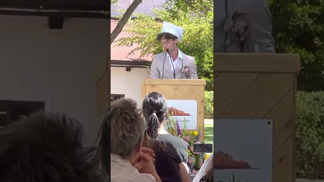 Andrew&rsquo;s graduation speech!❤️