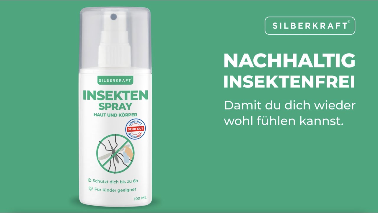 Insektenspray Haut & K&ouml;rper 100ml - Sch&uuml;tzt vor M&uuml;cken, Zecken & Moskitos