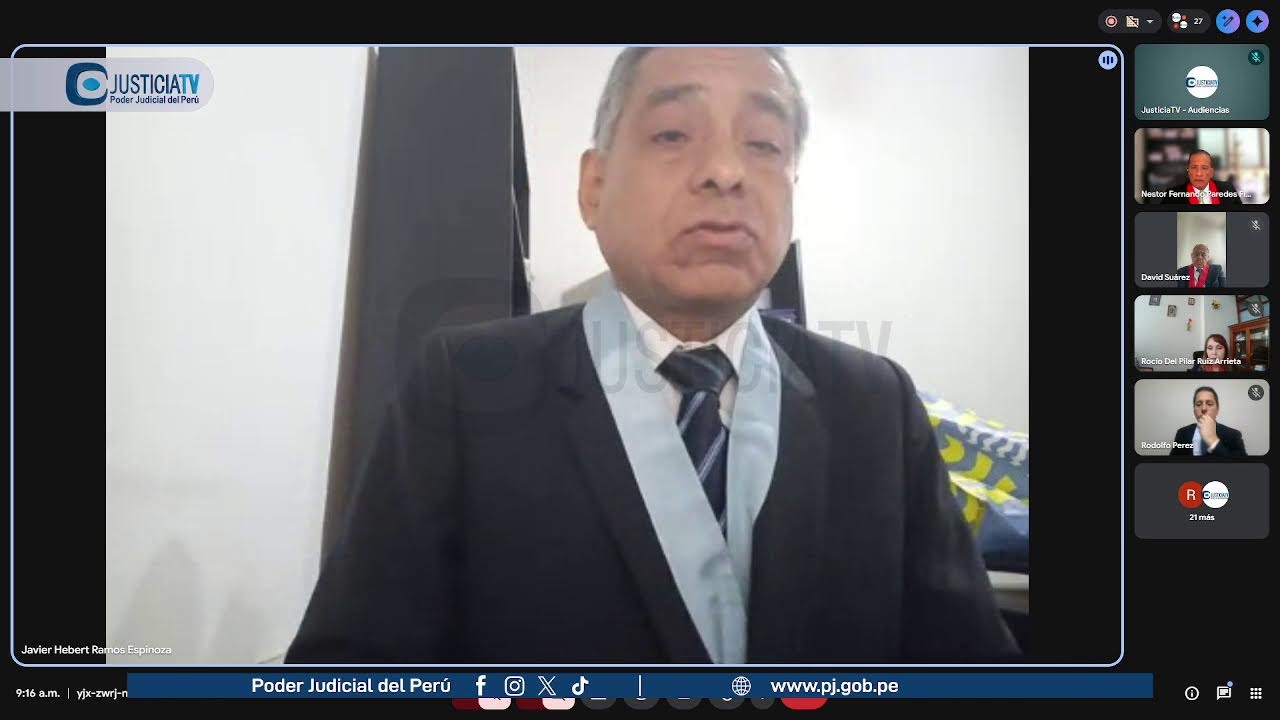 🔴#EnVivo | PROCESO DE ACCIÓN DE AMPARO INICIADO POR DELIA ESPINOZA VALENZUELA