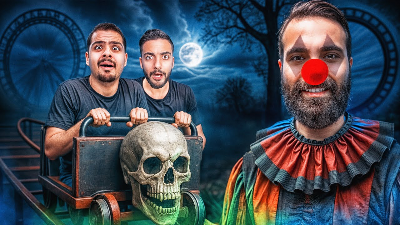ترسناک ترین وسایل شهربازی و رفتیم با مجازات😨😂
