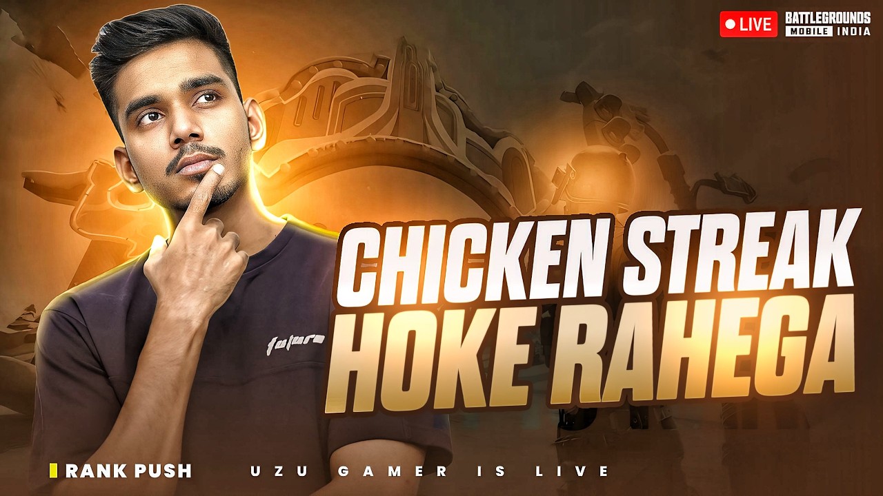 30 CHICKEN STREAK CHALLENGE AND ULTIMATE LEGEND  | BGMI LIVE | UZU GAMER