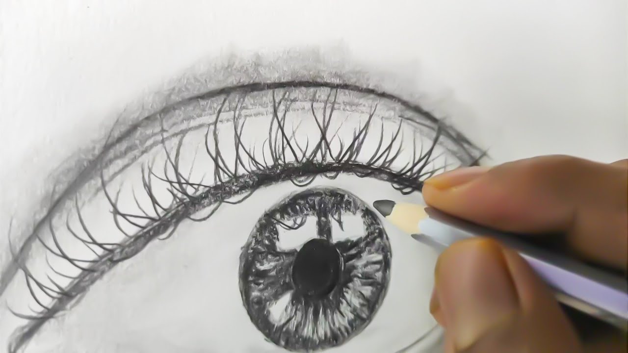 Drawing Realistic Eye | step by step for Beginners