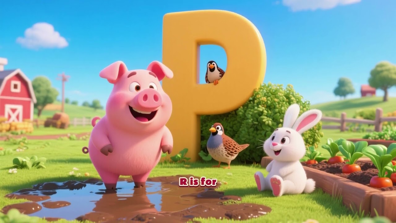 Happy Beach Trip – Learn English with Cute Animals