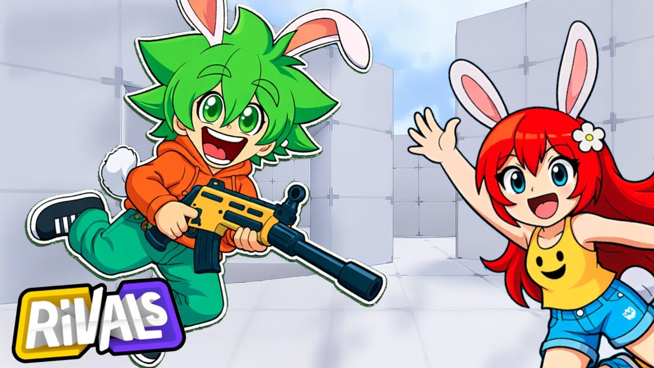 SKACZEMY JAK KRÓLICZKI w ROBLOX RIVALS 🐇🔫(Bunny Sniping)