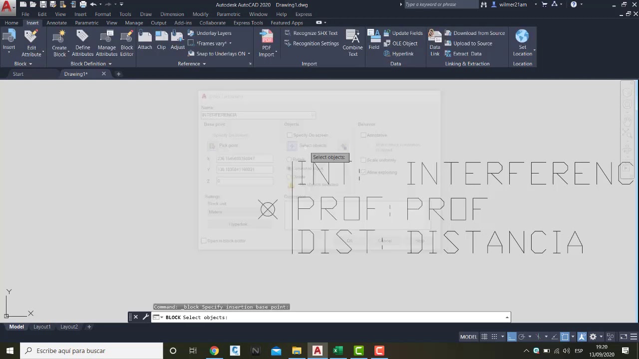 Subir puntos con coordenadas de Excel a AutoCad (crear script desde cero).